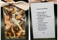 Saint Michael the Archangel Vintage Acrylic Holy Card