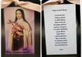 Saint Theresa Vintage Acrylic Holy Card