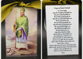 Saint Patrick Vintage Acrylic Holy Card