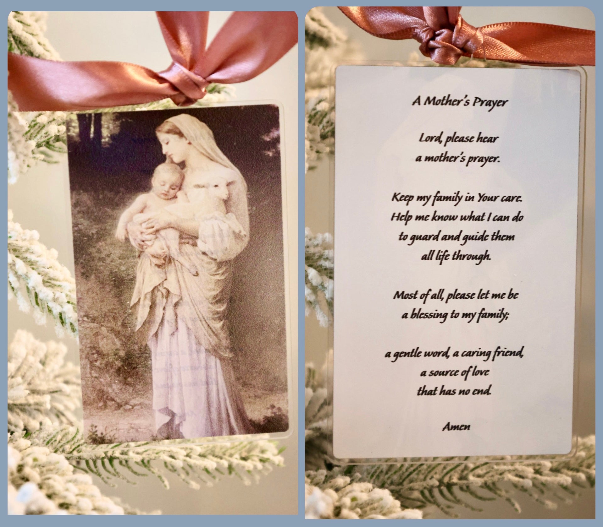 A Mother's Prayer Acrylic Holy Card