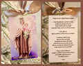Our Lady of Mount Carmel Vintage Acrylic Holy Card