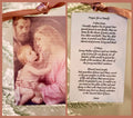 Prayer for a Family Vintage Acrylic Holy Card